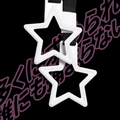 2 PCS White Star Tsurikawa W/ Glows In the Dark