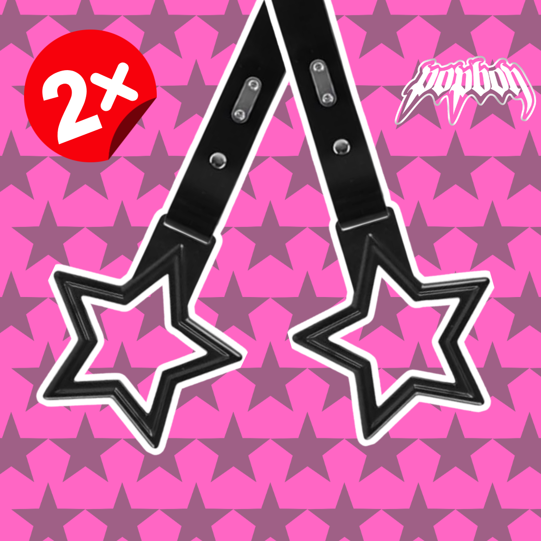 2 PCS Black Star Tsurikawa