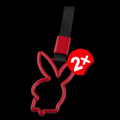 2 PCS Red Bunny Rabbit Tsurikawa V1