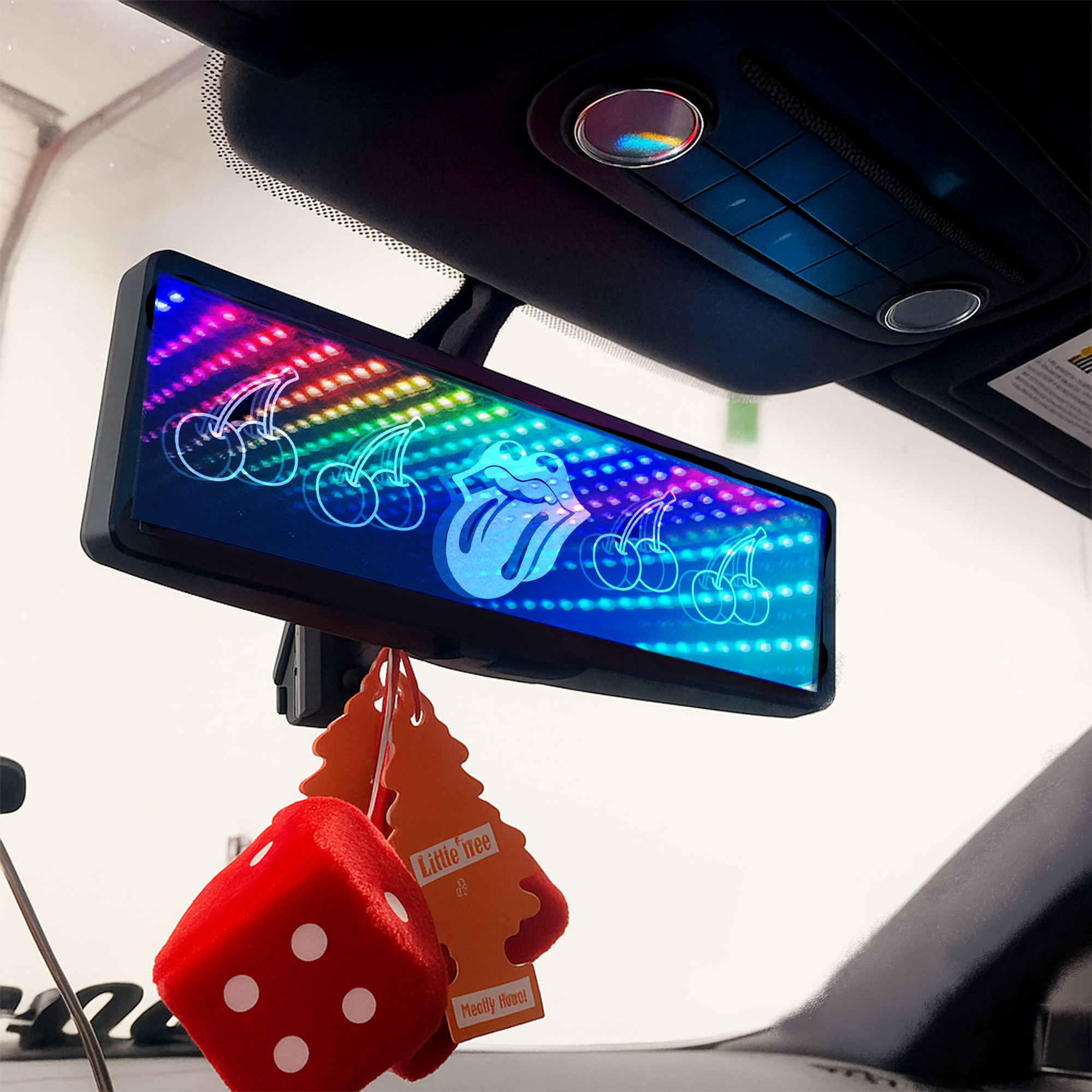 CHERRY LIPS RGB LED MIRROR