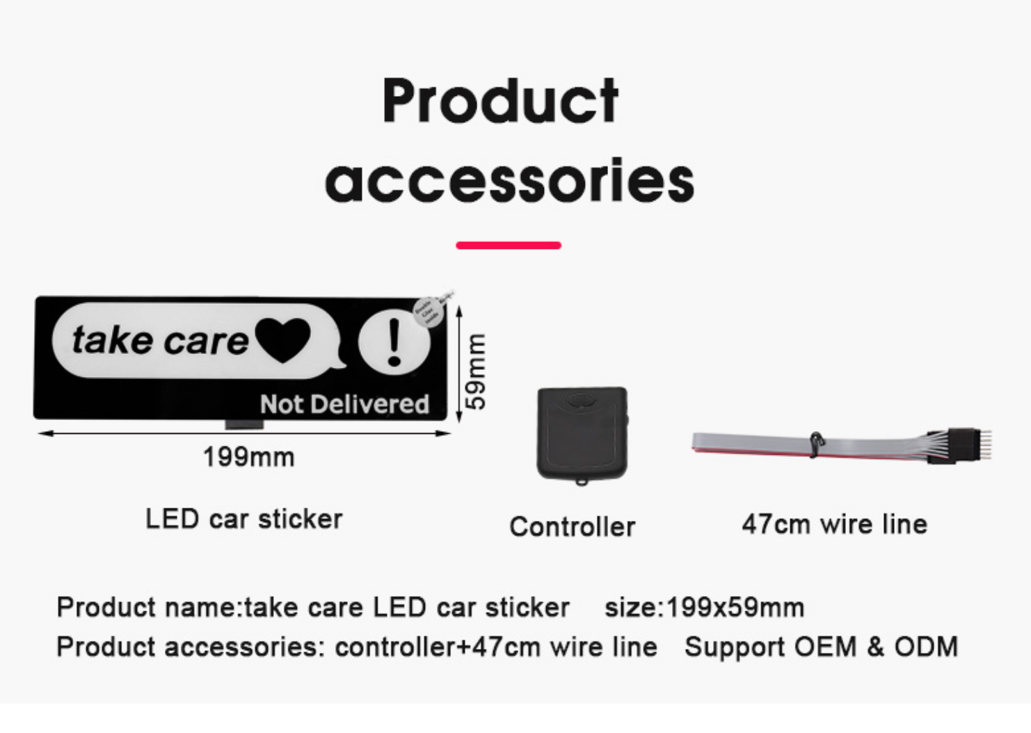 Take Care Window Light Panel