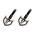Devil Broken Heart Tsurikawa — Black and Red — Same-Color 2 Pack