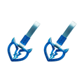 Devil Broken Heart Tsurikawa — Blue — Same-Color 2 Pack