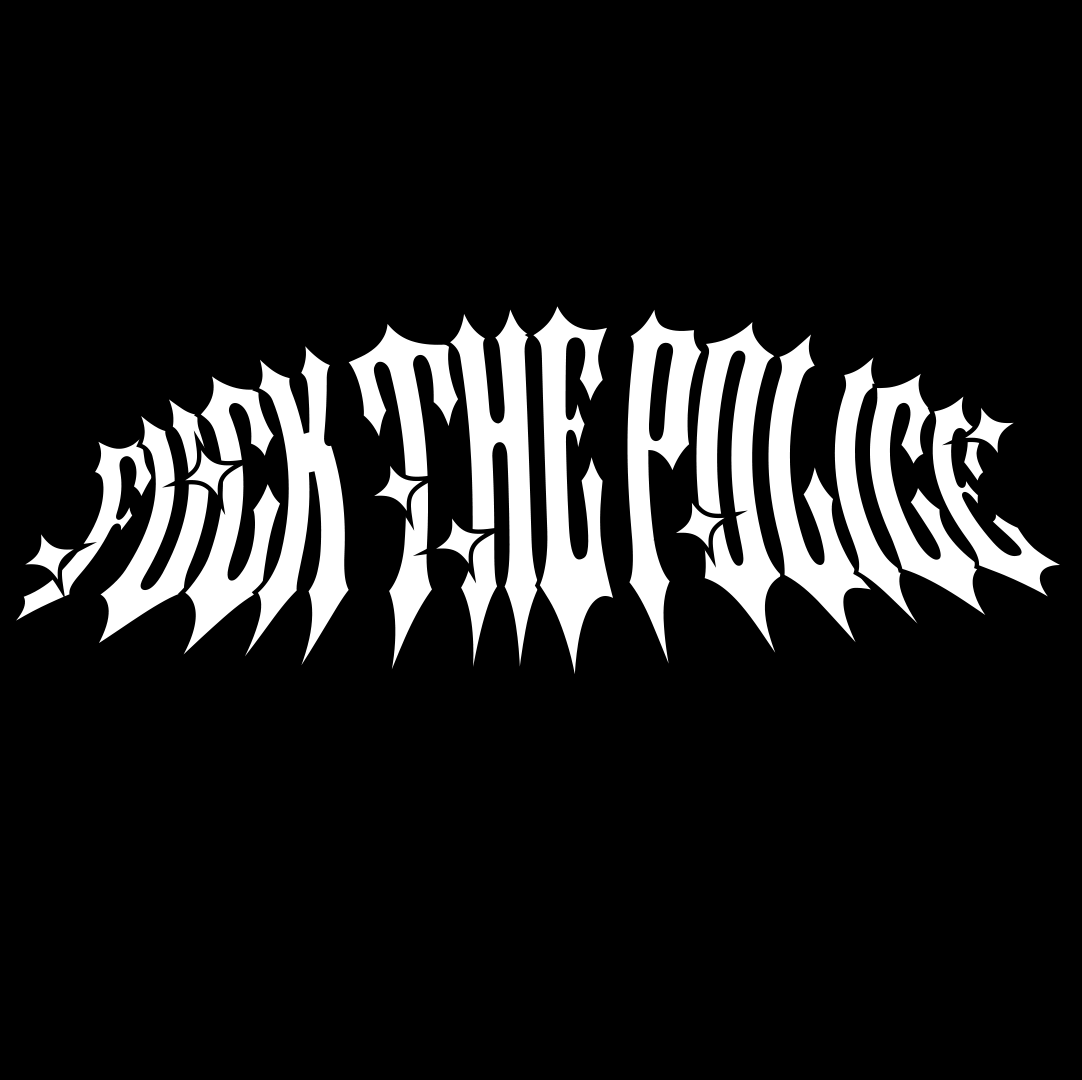 F THE POLICE V1 GRUDGE VINYL BANNER