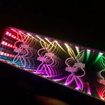 Double Bunny RGB LED MIRROR