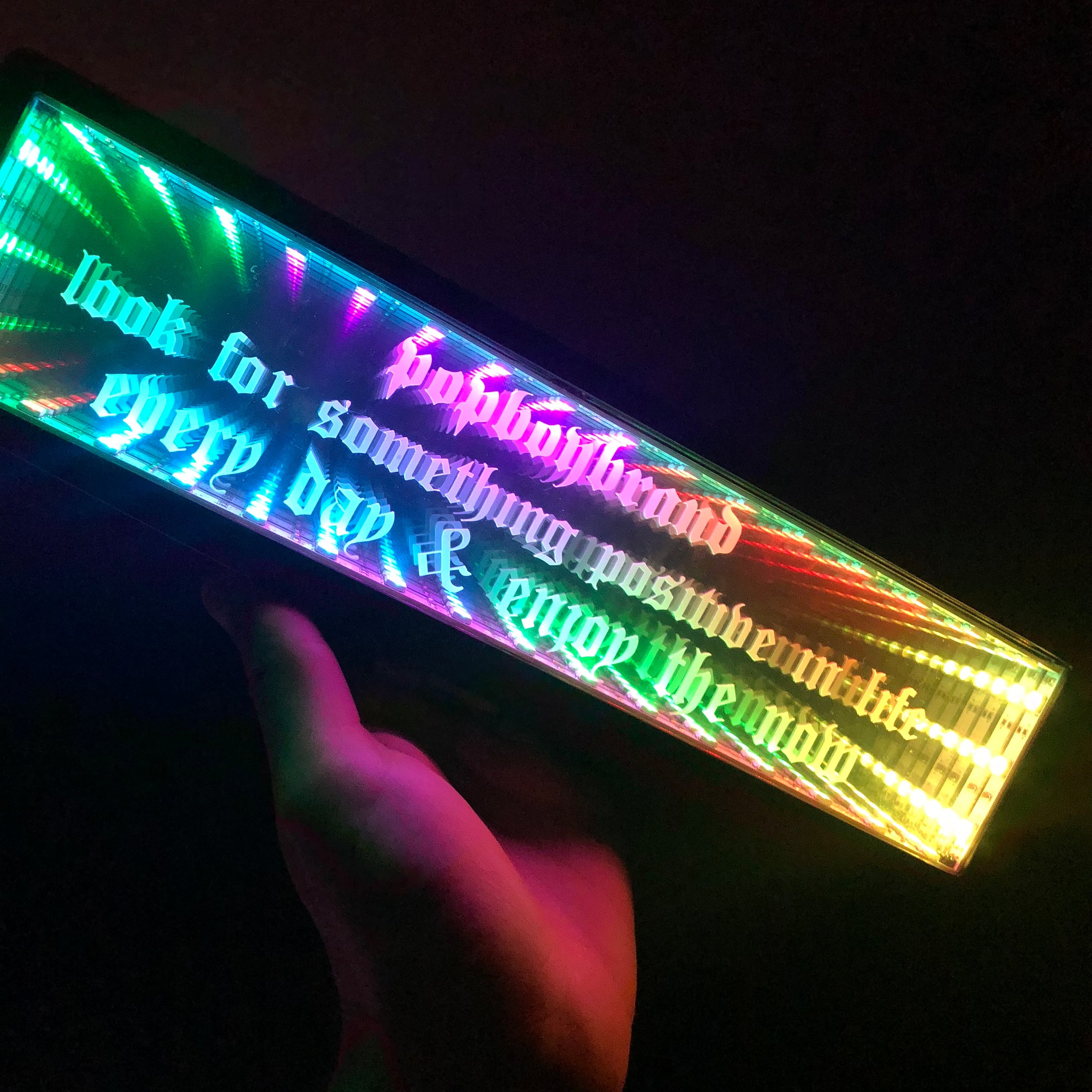 POSITIVITY RGB LED MIRROR