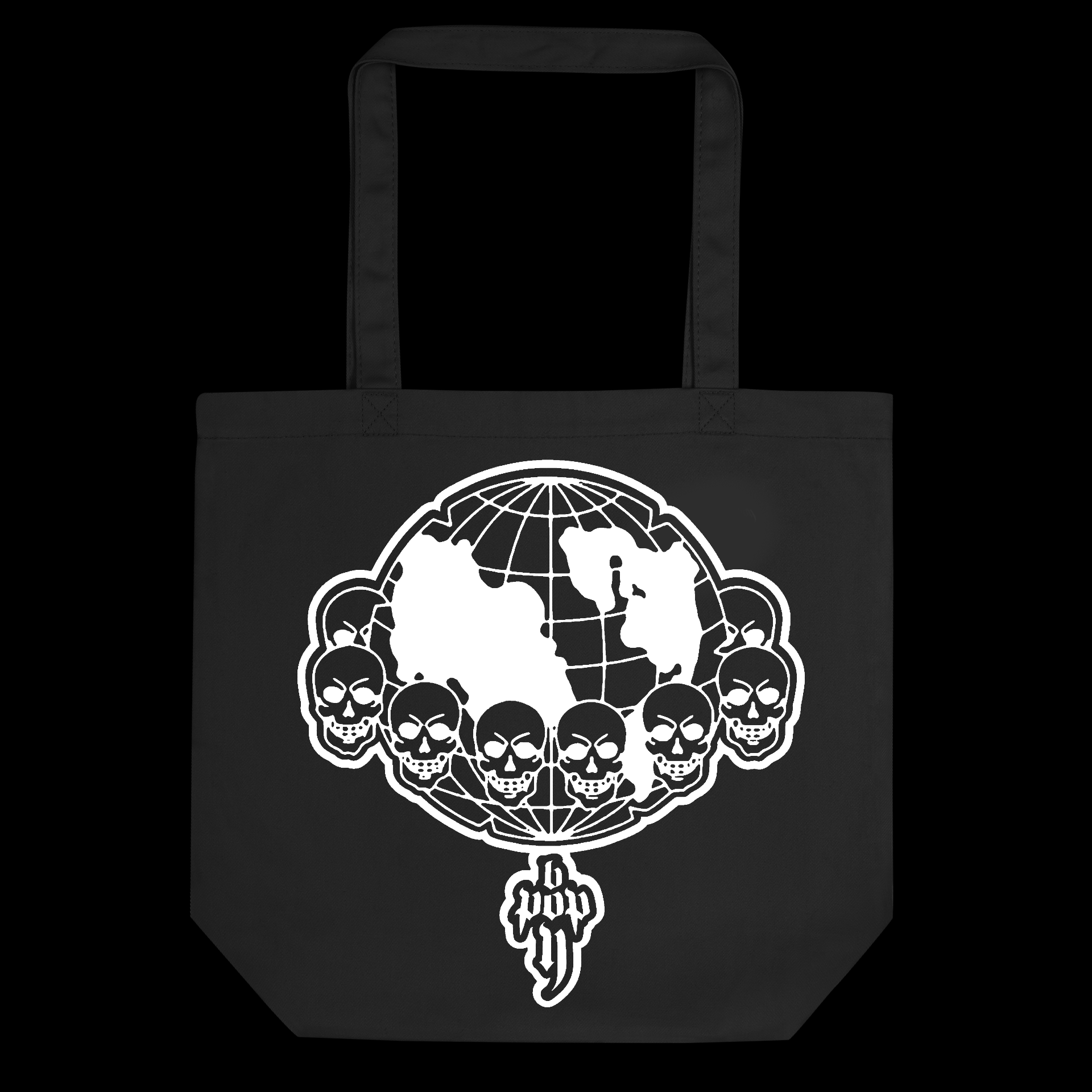 Winter Worldwide Black TOTE BAG